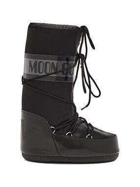 Adults Moon Boot Icon Glance Black 45/47 - Black - New w/Box